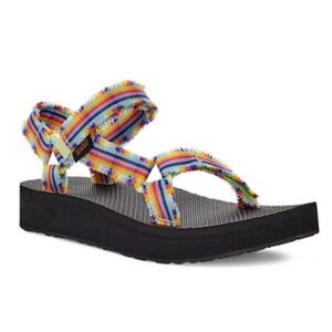 Teva Midform Fray Sandals in Frazier Black Multi
